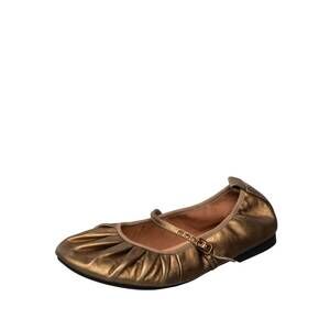 NEW ANTELOPE women's mila leather mary jane flats in bronze